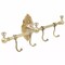 Towel Bar Rack Bathroom Towel Storage Brass Shelf Vintage Wall-Mounted Shelf